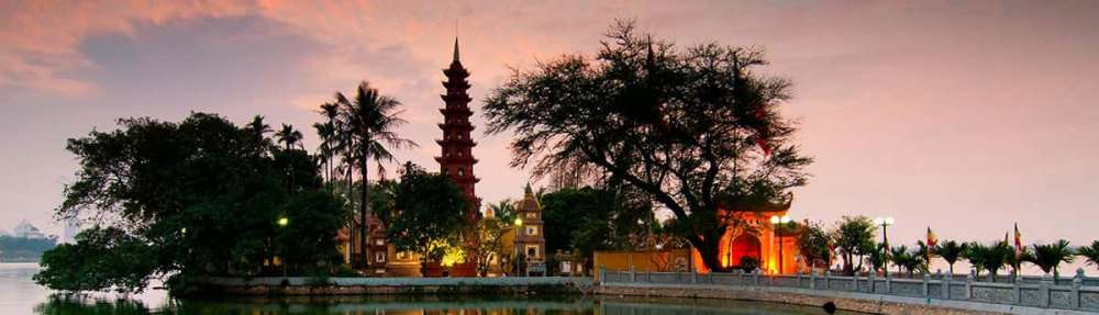 The Tran Quoc pagoda in Hanoi